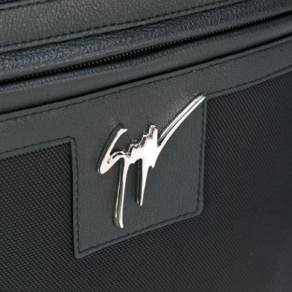 giuseppe zanotti BNIB black logo tech backpack - Picture 10 of 10